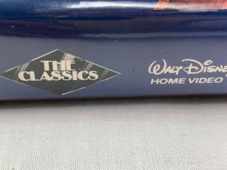 Vintage VHS Black Diamond Classic Walt Disney Movie,  101 Dalmatians VHS 1263 3