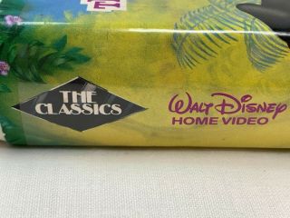 Vintage VHS Black Diamond Classic Walt Disney Movie,  The Jungle Book VHS 1122 3