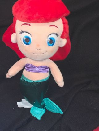 Disney Store Ariel Little Mermaid Plush 14 " Toddler Princess Doll Stuffed C6