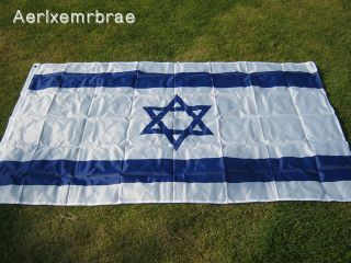Aerlxemrbrae Flag Israel Polyester Flag.  90 150cm Big Banners Isreal