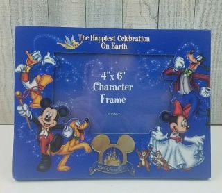 Walt Disney World 4x6 Photo Picture Frame The Happiest Celecration On Earth