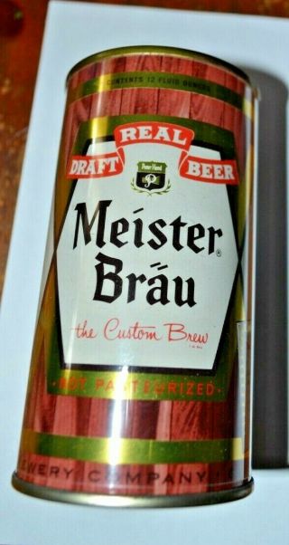 Vintage Meister Brau Flat Top Beer Can