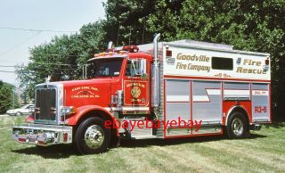 Fire Apparatus Slide,  Rescue 3 - 6,  Goodville / Pa,  1997 Peterbilt / Lexington