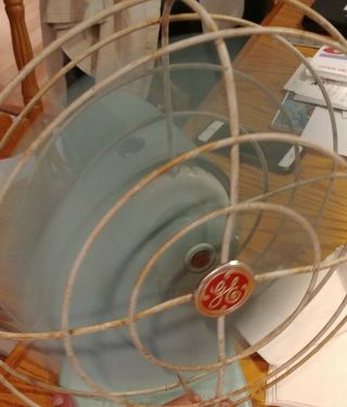 Vintage GE General Electric Oscillating Fan Desk or Wall Mount Made in USA 2