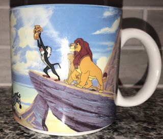 Disney Store Exclusive The Lion King Simba Pride Rock Rafiki Coffee Mug Cup