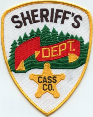 Old Style Cass County Minnesota Mn Sheriff 
