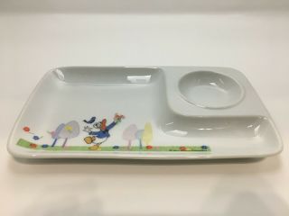 Vintage Donald Duck Ceramic Children’s Plate Walt Disney Prod.  Japanese Import 2