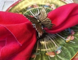 Reed & Barton Butterfly Silverplate Figural 1824 Napkin Ring