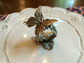 Reed & Barton Butterfly Silverplate Figural 1824 Napkin Ring 2