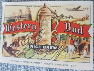 Canadian Beer Label 1940 