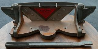 Pootatuck Corp.  Vintage Lion Miter Trimmer Made In Cornish,  Nh,  Usa