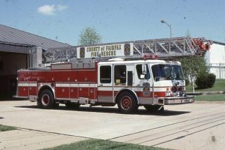 Fairfax County Va Truck 29 1986 Emergency One 110 