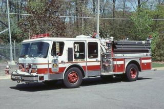 Fairfax County Va Engine 31 1986 Emergency One Pumper - Fire Apparatus Slide