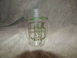 Vintage Athens,  Il Illinois Mound City Brewery Prince Of Pilsen Beer Glass 1