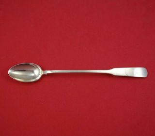Old English Tipt By Gorham Sterling Silver Iced Tea Spoon 7 3/8 " Antique