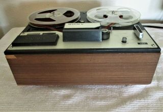 Vintage Sony Tc 250a Reel To Reel Tape Recorder Tc - 250a Fully