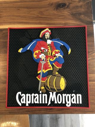 Captain Morgan Spiced Rum Spill Mat Bar Mat Coaster