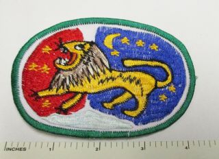 Rok Korean Army Recon Unit Lion Patch Older Vintage Korea Made