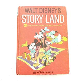 Vintage 1962 Golden Book Walt Disney’s Story Land 55 Favorite Stories