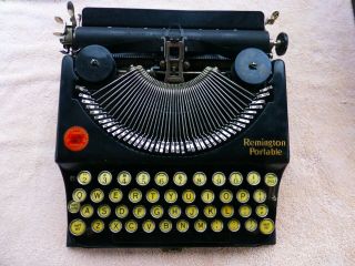 Vintage - Remington Portable Typewriter W/ Case - / As - Is
