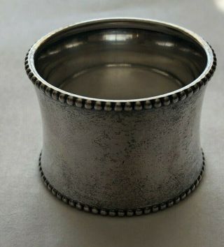 Antique Sterling Silver Gorham Napkin Ring - No Mono - 19th Century - 1869
