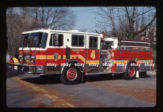 Hagerstown Md E4 1991 Kme Pumper Fire Apparatus Slide