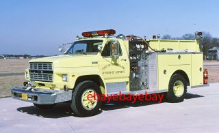 Fire Apparatus Slide,  Crash 7,  T.  F.  Green Airport / Ri,  1985 Ford / Ward 
