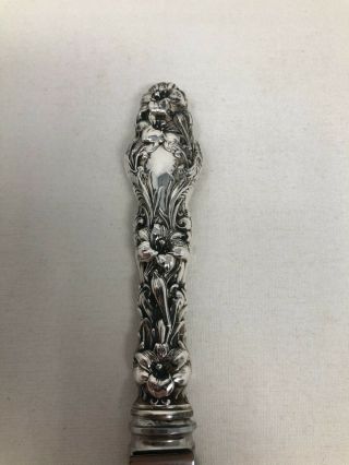 Gorham / Whiting Lily Sterling Silver Cake Knife 12 3/4 