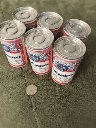 Budweiser Vintage Mini Six Pack Beer Cans With Golf Balls Inside
