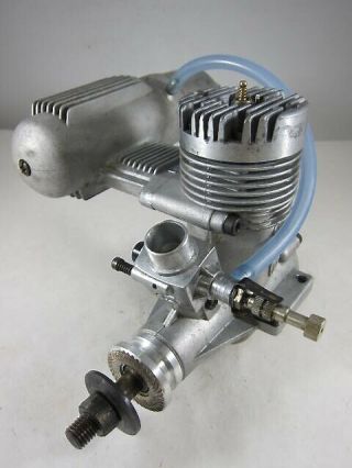 Vintage Os Max 60 Fp R/c Model Airplane Engine With Muffler