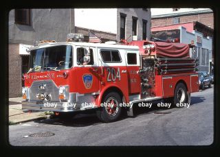 York City Engine 204 1985 Mack Cf Ward 79 Pumper Fire Apparatus Slide