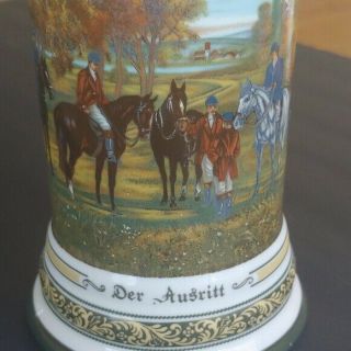 Rein Zinn Der Austritt Schrobenhausen German Beer Stein 2