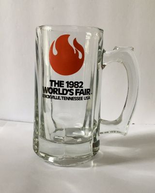 Vintage Libbey The 1982 World’s Fair Knoxville,  Tennessee Beer Mug Glass Stein