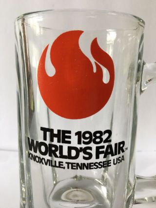 Vintage Libbey The 1982 World’s Fair Knoxville,  Tennessee Beer Mug Glass Stein 2