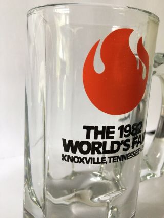 Vintage Libbey The 1982 World’s Fair Knoxville,  Tennessee Beer Mug Glass Stein 3