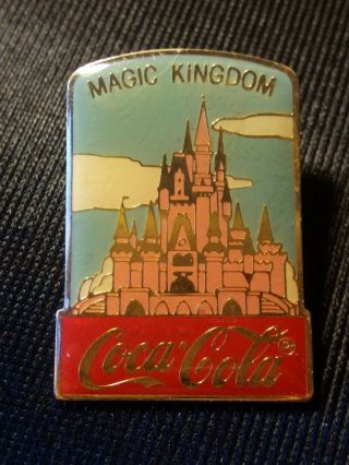 Pins Disney Wdw Pin Cast 15th Anniversary Magic Kingdom Castle Coca - Cola Old 3