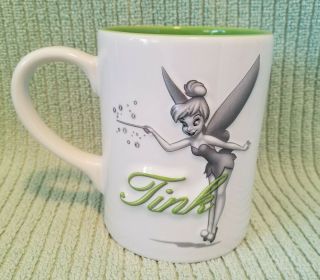 Tinkerbell Tink Coffee 3d Mug Cup Disney Store Exclusive 16 Oz Great Cond.