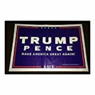 President Donald Trump & Mike Pence Yard Sign Polybag Maga 2016