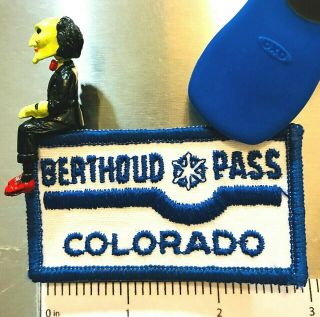 Berthoud Pass Vintage Ski Patch Idaho Springs,  Co V.  1