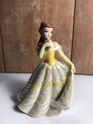 Disney Princess Belle Beauty And The Beast Figurine Sri Lanka Yellow Dress 6 "