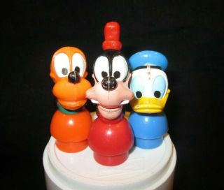 Illco Disney Vehicle Play Set Figures Goofy Pluto Donald Duck Only Replacements