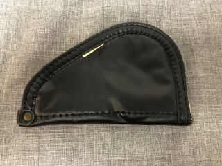 Factory Baby Browning.  25 Acp Black Red Felt Vintage Pistol Pouch/ Case 2