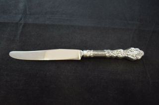 Gorham Versailles Sterling Silver Handled Dinner Knife W/ French Blade