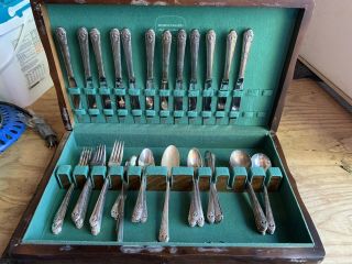 Antique Silverware Set Dating Back To The 1920s.  Holmes And Edwards Trading Co.