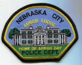 Nebraska City Nebraska Police Patch /// Us
