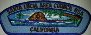 Santa Lucia Area Council Shoulder Patch Csp T2 San Luis Obispo California Merged
