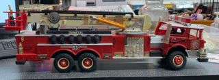 Vintage 1988 Bright Fire Engine/truck With Rescue Boom No.  55