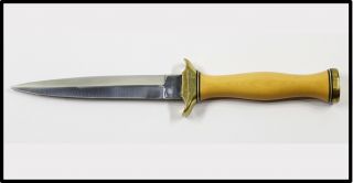 Vintage Custom Made Dagger Knife With German Solingen Blade Solid