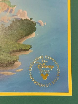 Disney Peter Pan Lithograph Exclusive Commemorative 3