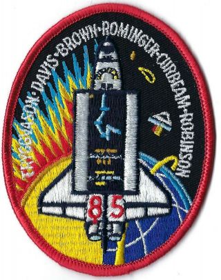 Nasa Space Shuttle Sts - 85 Mission Patch